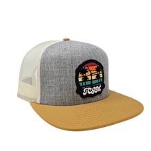 Beach Vibes Wool Trucker Mesh Snapback (Tri Heater Grey/Birch Biscuit)