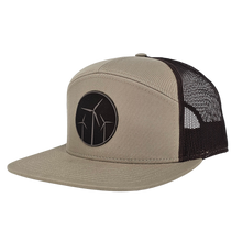 Leather Wind Patch 7 Panel Cap