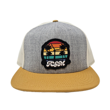 Beach Vibes Wool Trucker Mesh Snapback (Tri Heater Grey/Birch Biscuit)