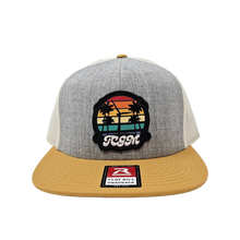 Beach Vibes Wool Trucker Mesh Snapback (Tri Heater Grey/Birch Biscuit)