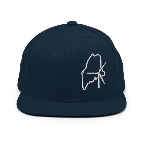 Maine Wind Snapback Hat