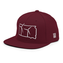 South Dakota Wind Snapback Hat